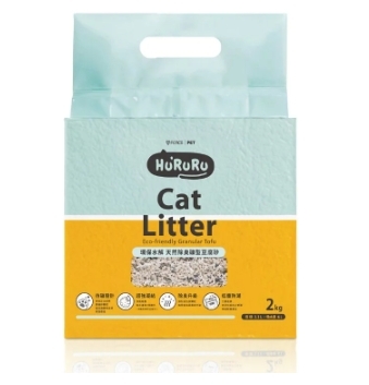 Hururu 天然除臭礦型豆腐砂 環保水解x仿礦顆粒