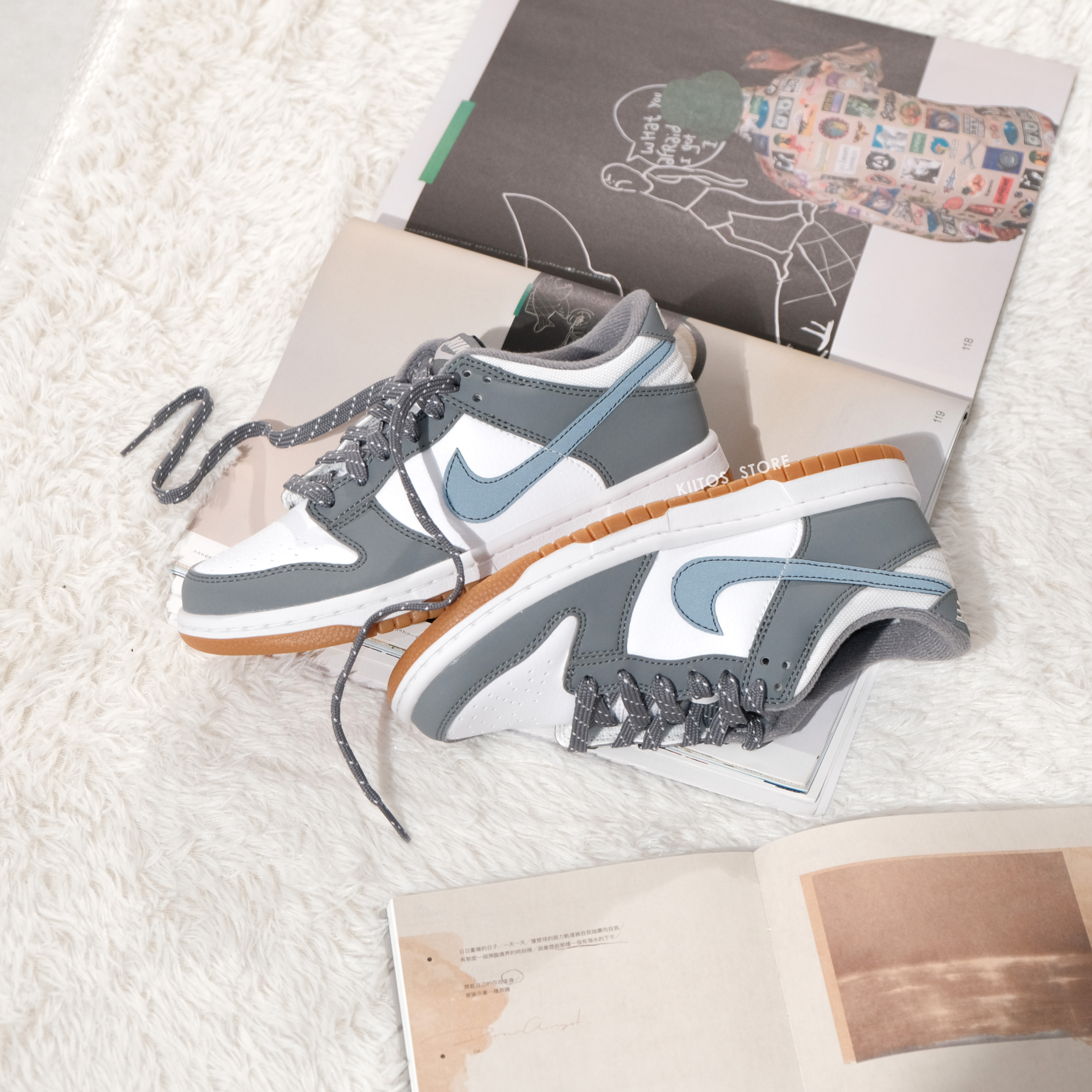 Nike Dunk Low  "Reflective Grey " (GS) 反光煙灰  FV0374-100