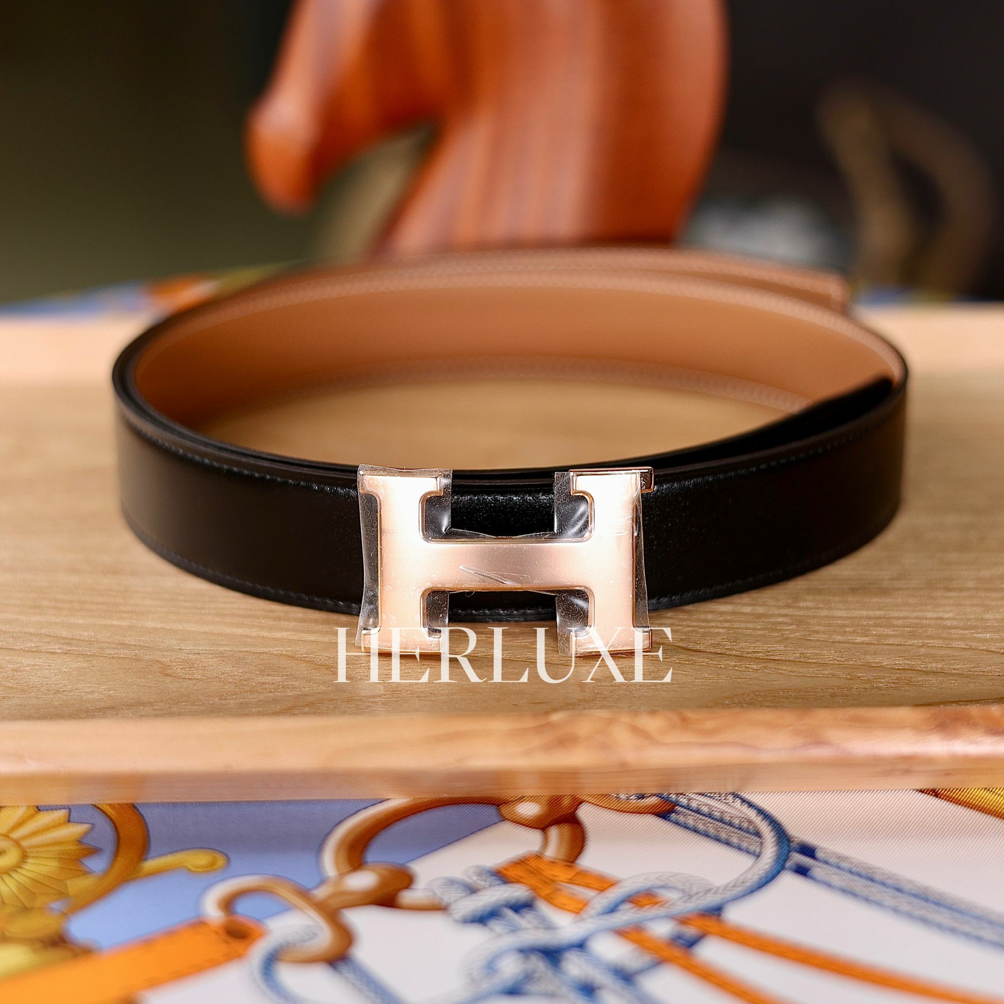 Constance argent belt CD 32mm