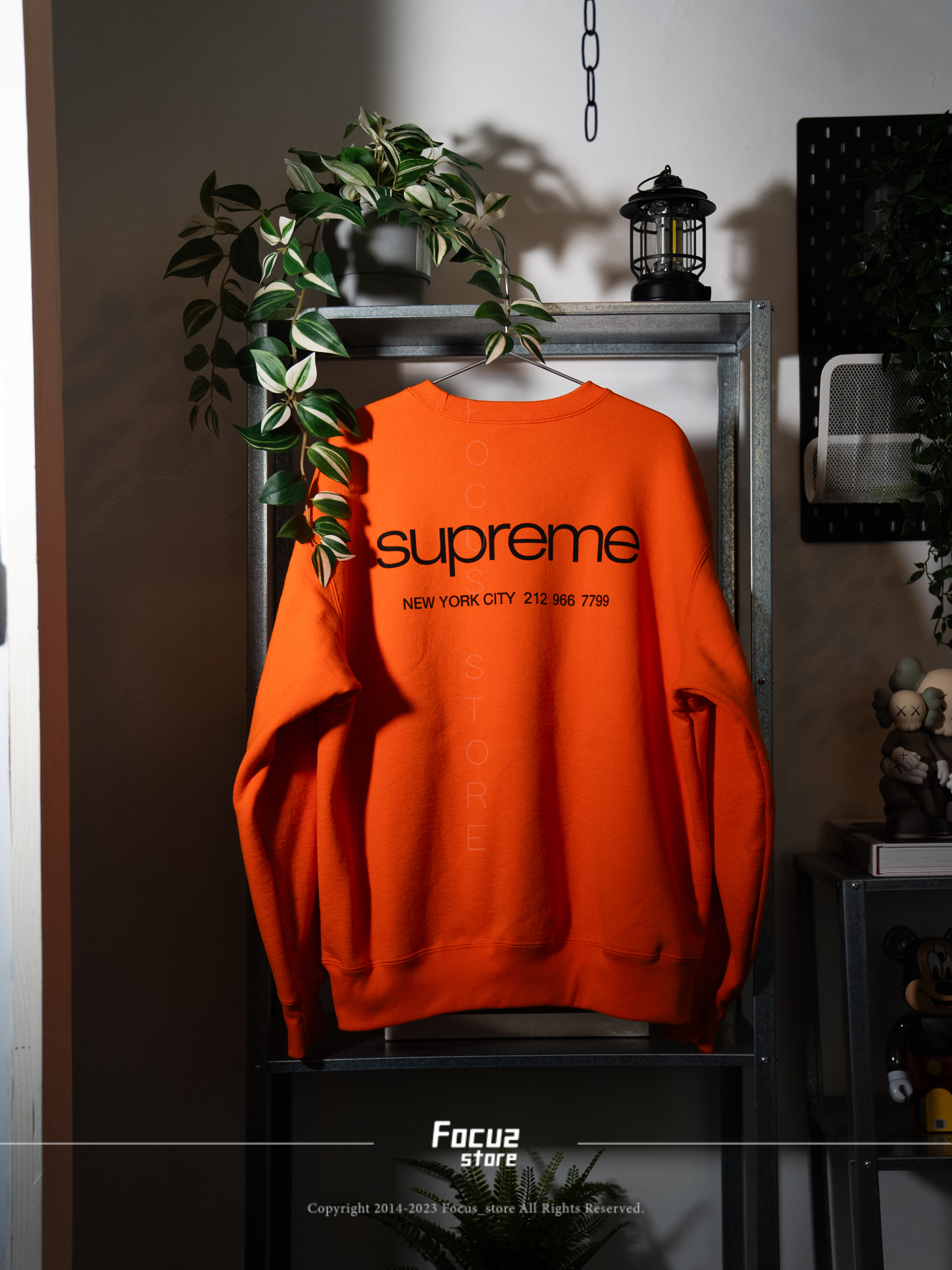 Focus Store】現貨秒發Supreme FW23 Week10 NYC Crewneck 重磅大