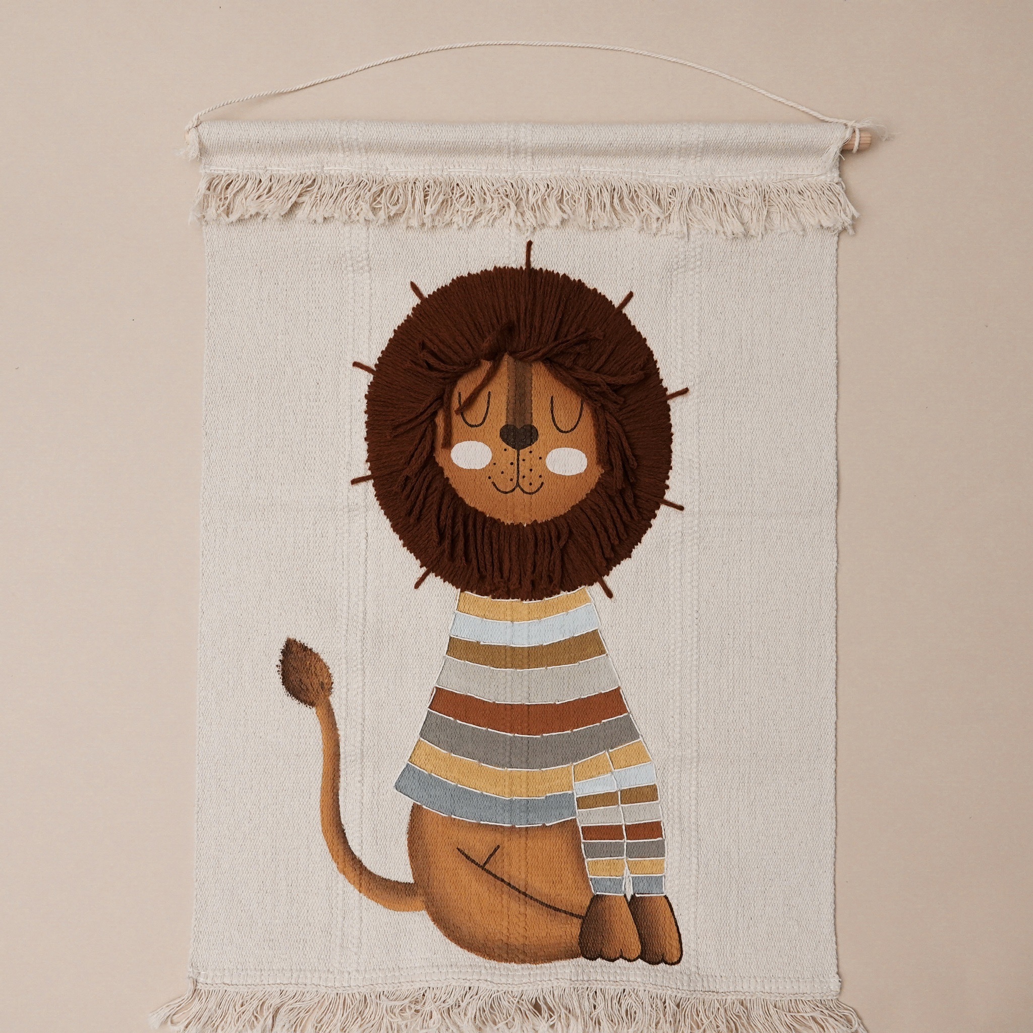 Wall Panel 手工掛旗 - Lion