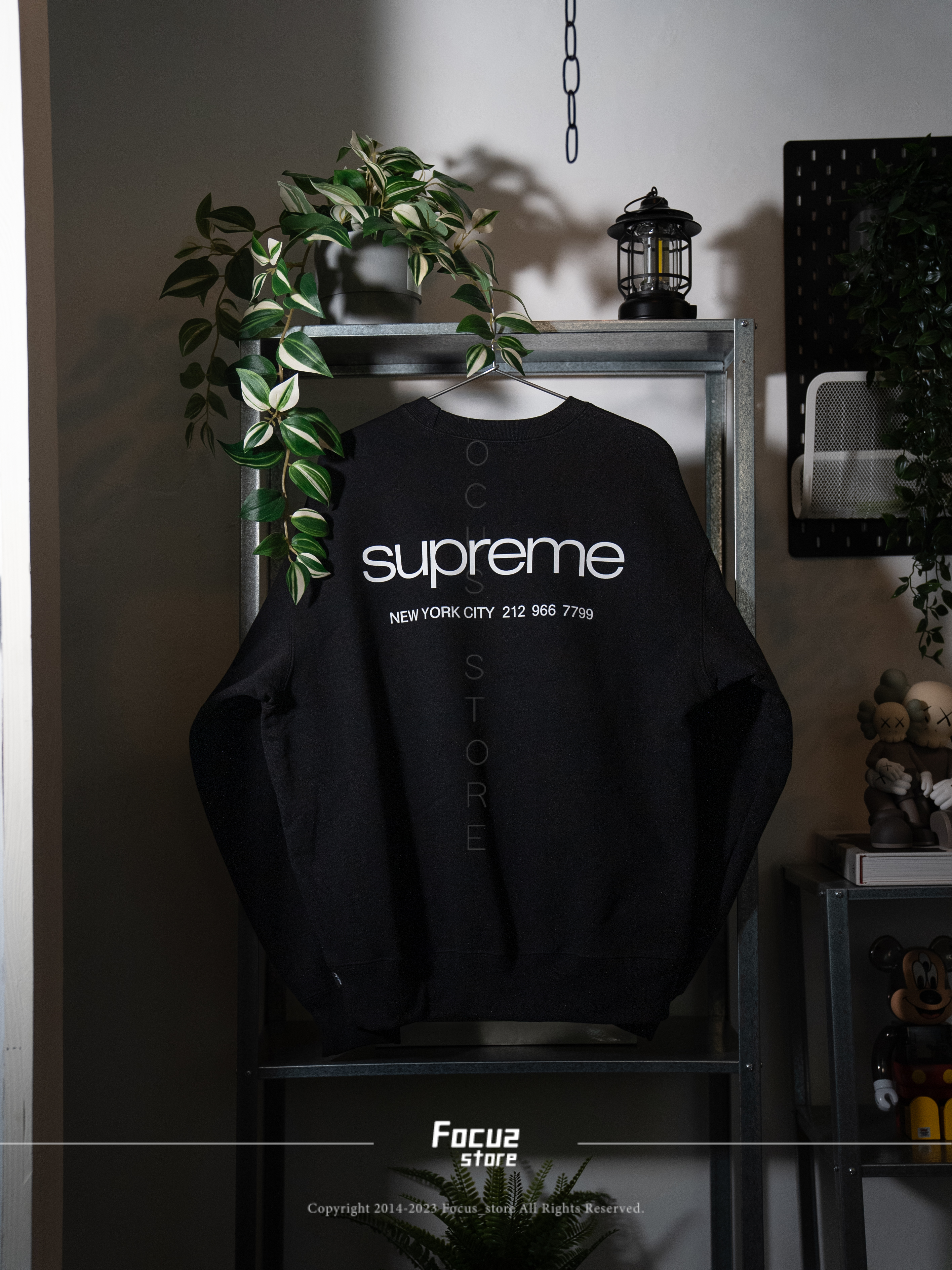 Focus Store】現貨秒發Supreme FW23 Week10 NYC Crewneck 重磅大