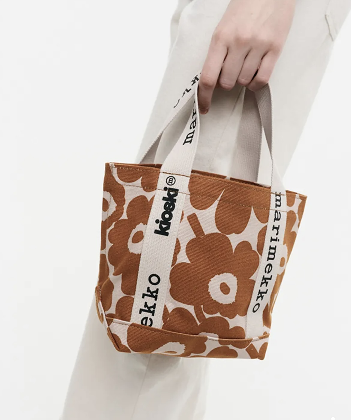 Pre-order CARRIER MINI MINI UNIKKO TOTE (啡色細花mini tote)