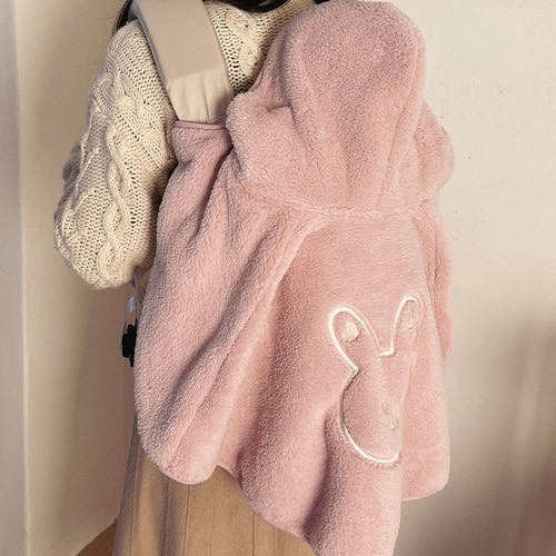 DOT線條圓圓臉系列-色彩斗篷