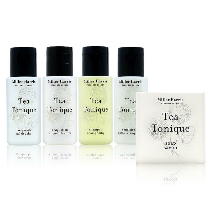 Miller Harris 午後伯爵旅行組 (洗髮精30ml+潤髮乳30ml+沐浴膠30ml+身體乳30ml+香氛皂30g)