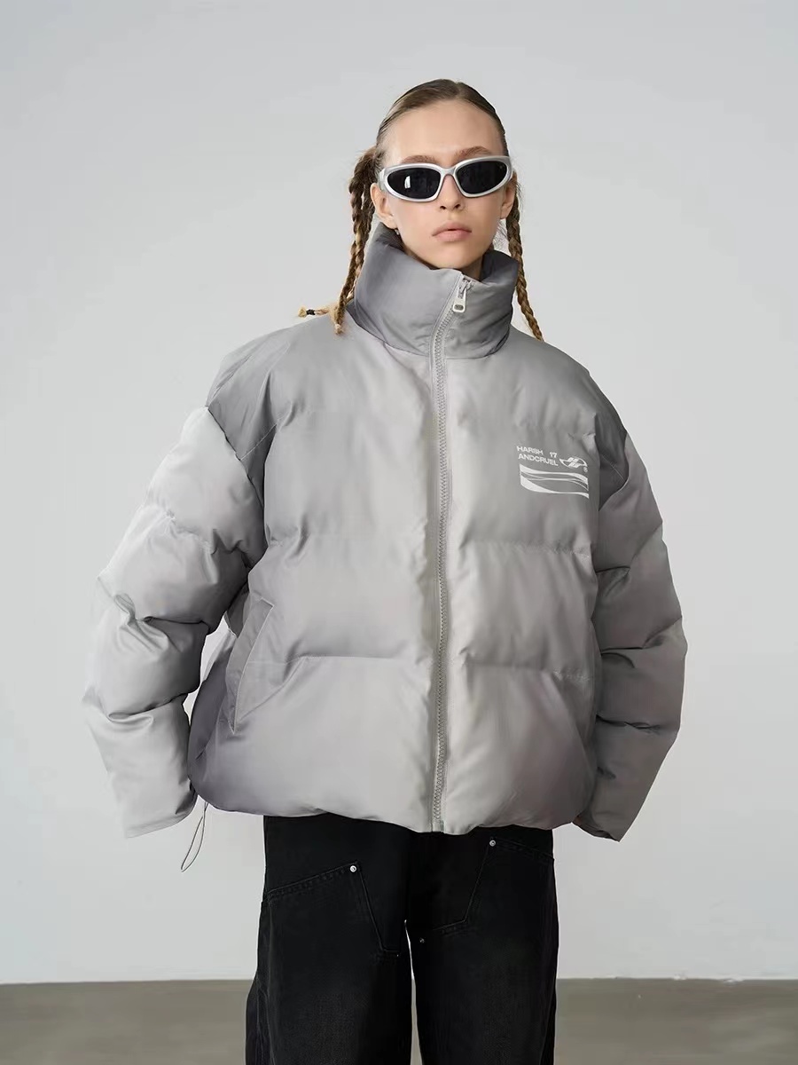 Harsh and Cruel 23FW 漸層LOGO排版鋪棉外套 HL233040474