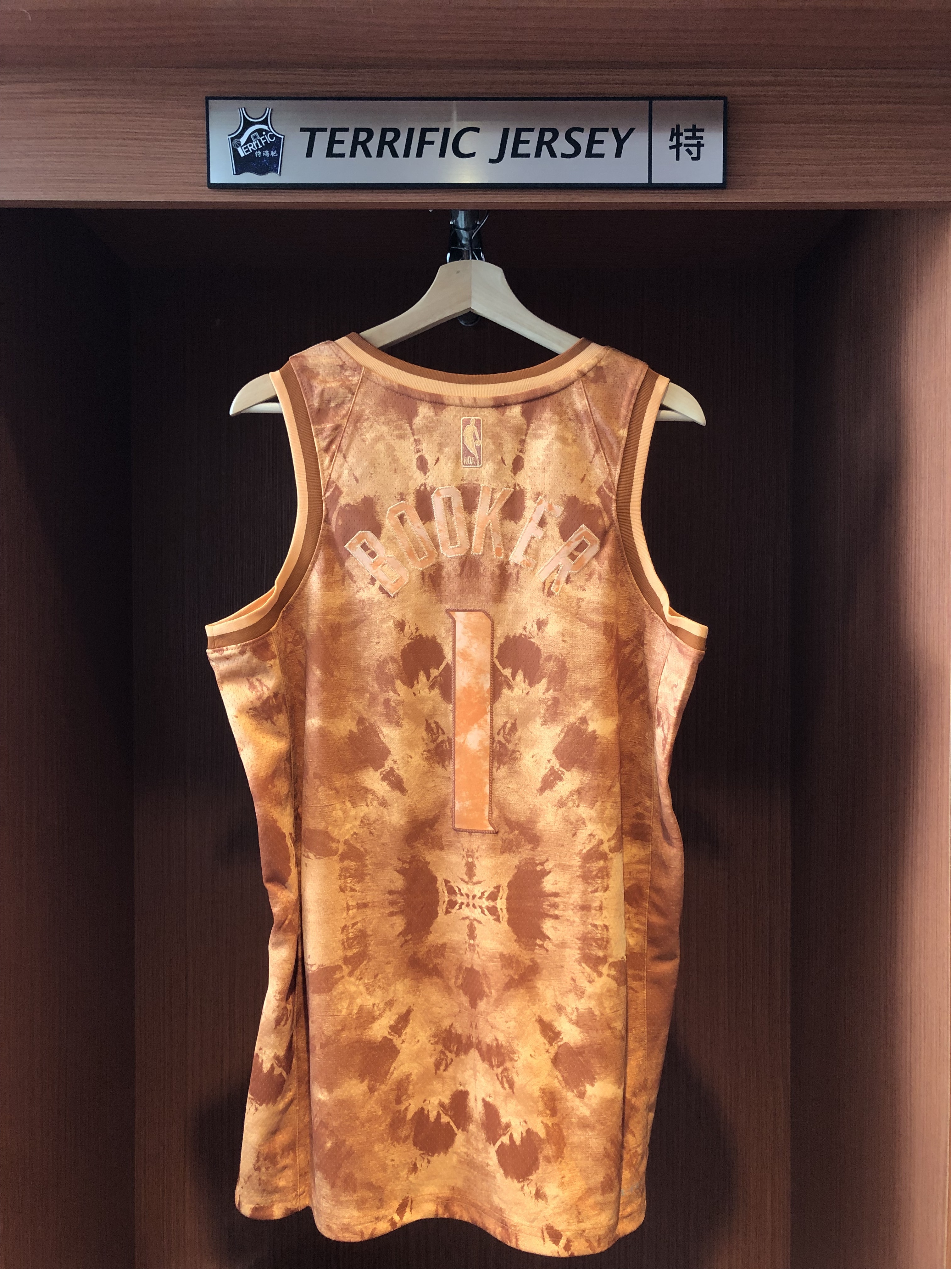 NBA球衣 Devin Booker 鳳凰城太陽 MVP Creative 橘 Select Nike Swingman 球迷版 電繡 全新