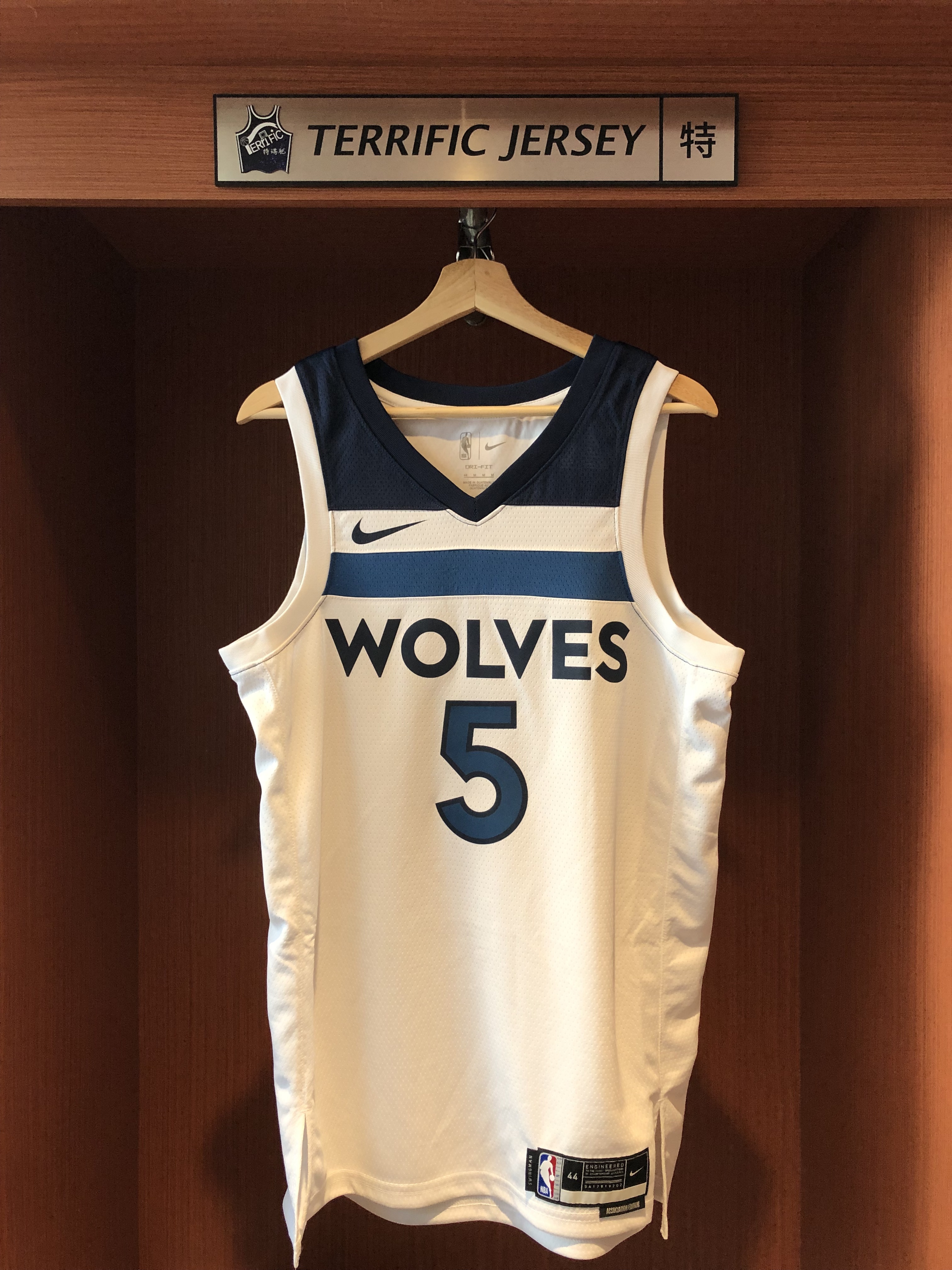 NBA球衣 Anthony Edwards 明尼蘇達灰狼白 Association Nike Swingman 球迷版 熱轉印 全新