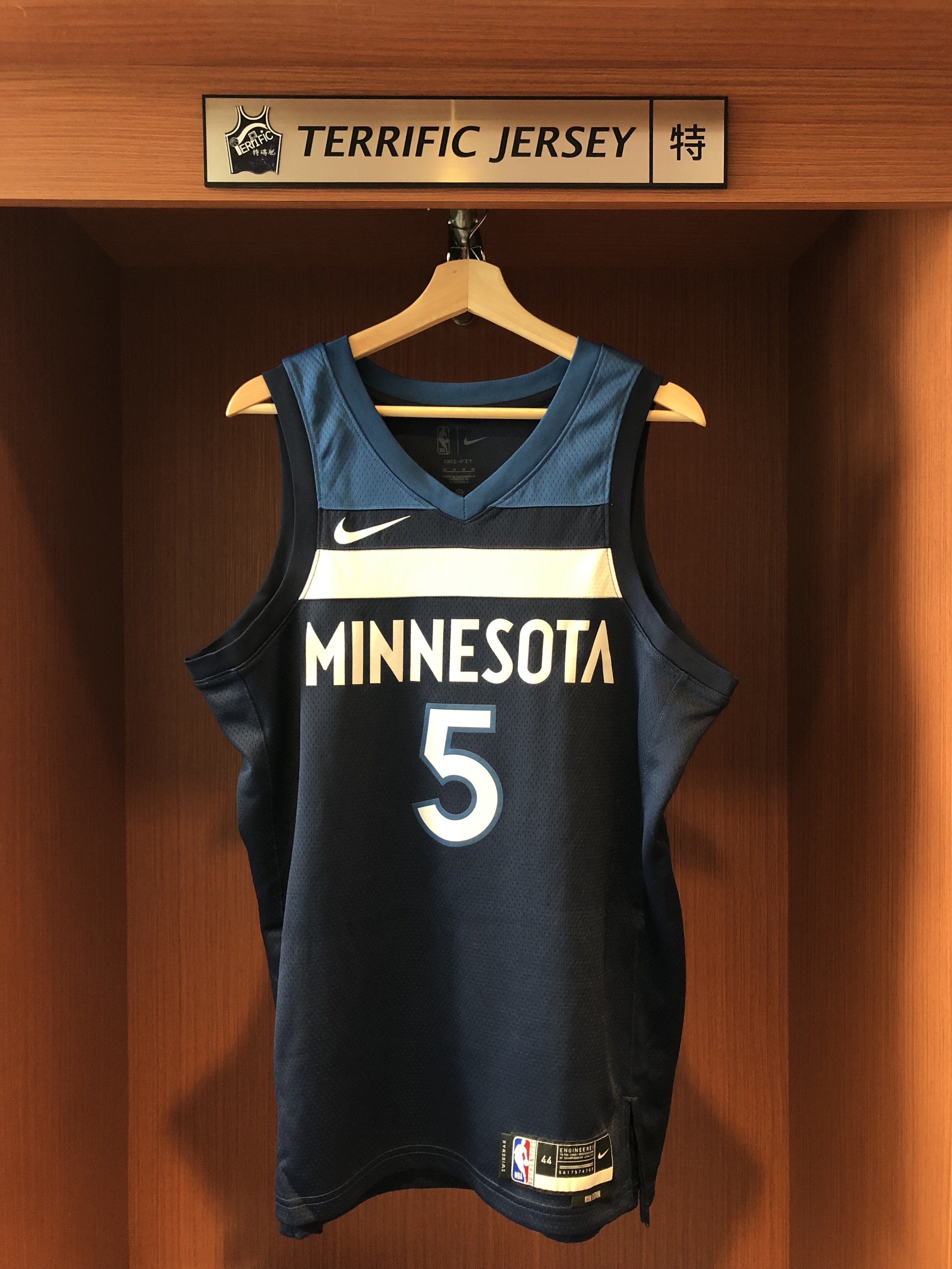 NBA球衣 Anthony Edwards 明尼蘇達灰狼深藍 Icon Nike Swingman 球迷版 熱轉印 全新