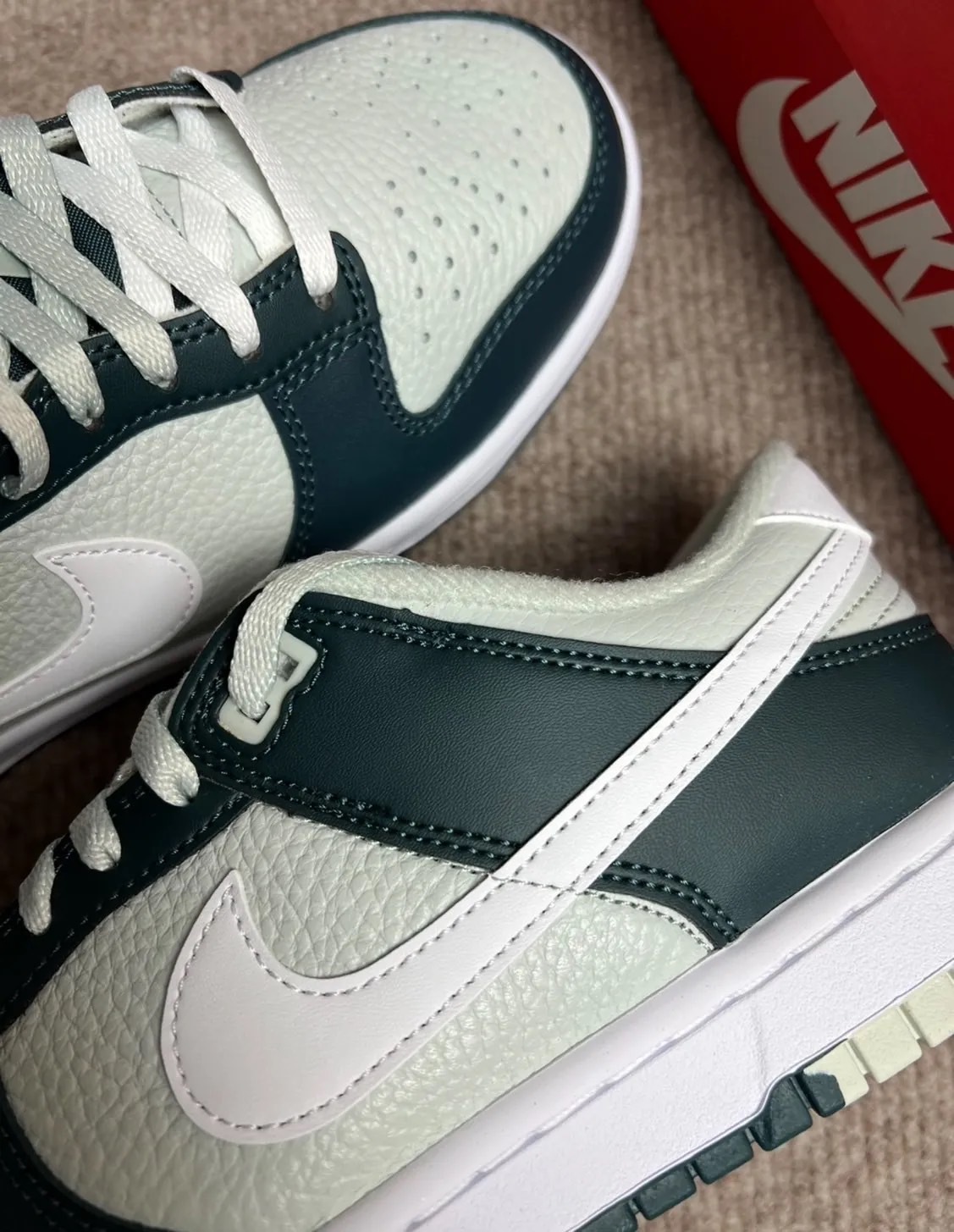 NIKE DUNK LOW "DEEP JUNGLE" 白綠 叢林綠 (FB8896-300)