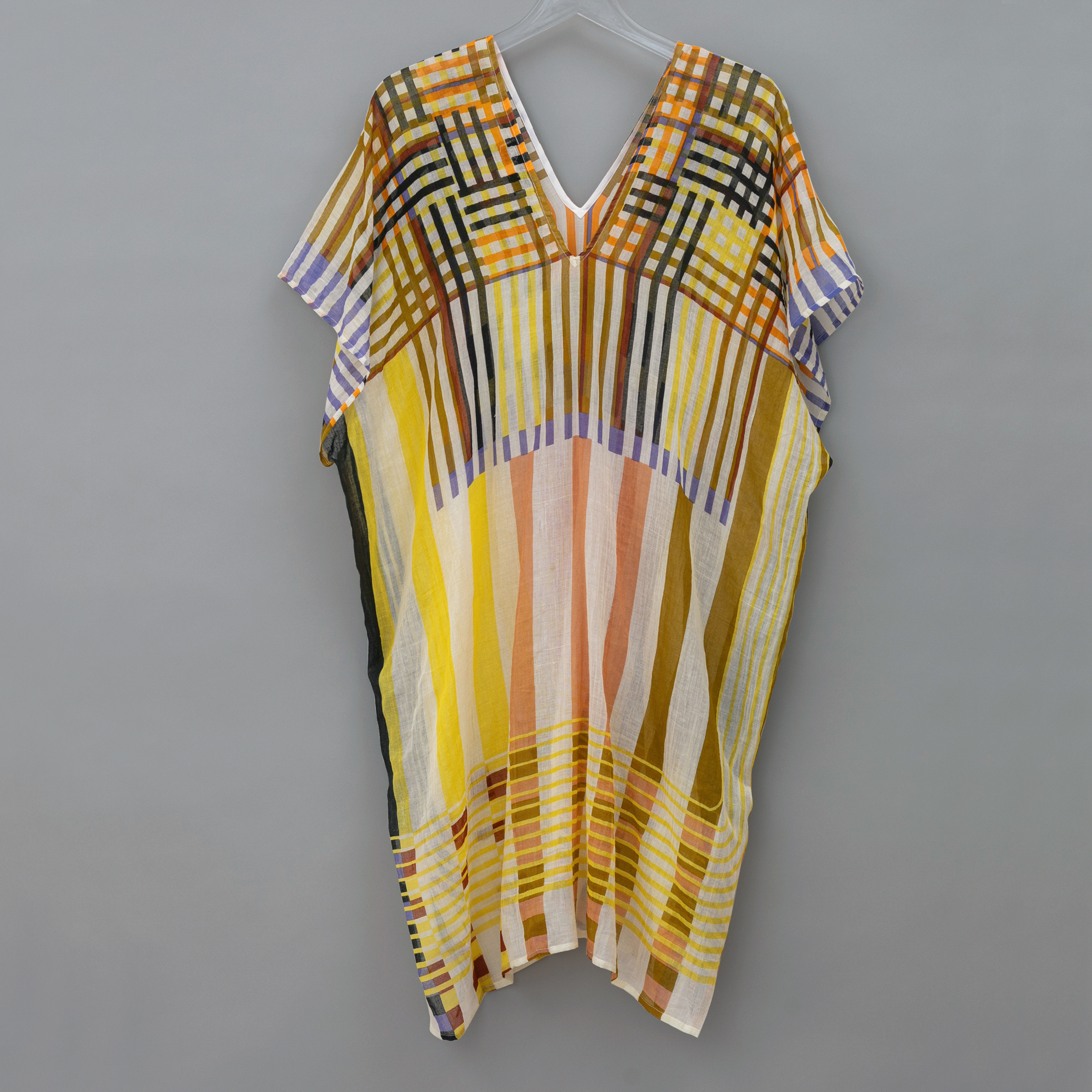 Mapoésie 細格紋海灘罩衫