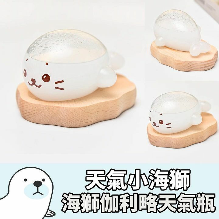 可愛的小海獅天氣瓶