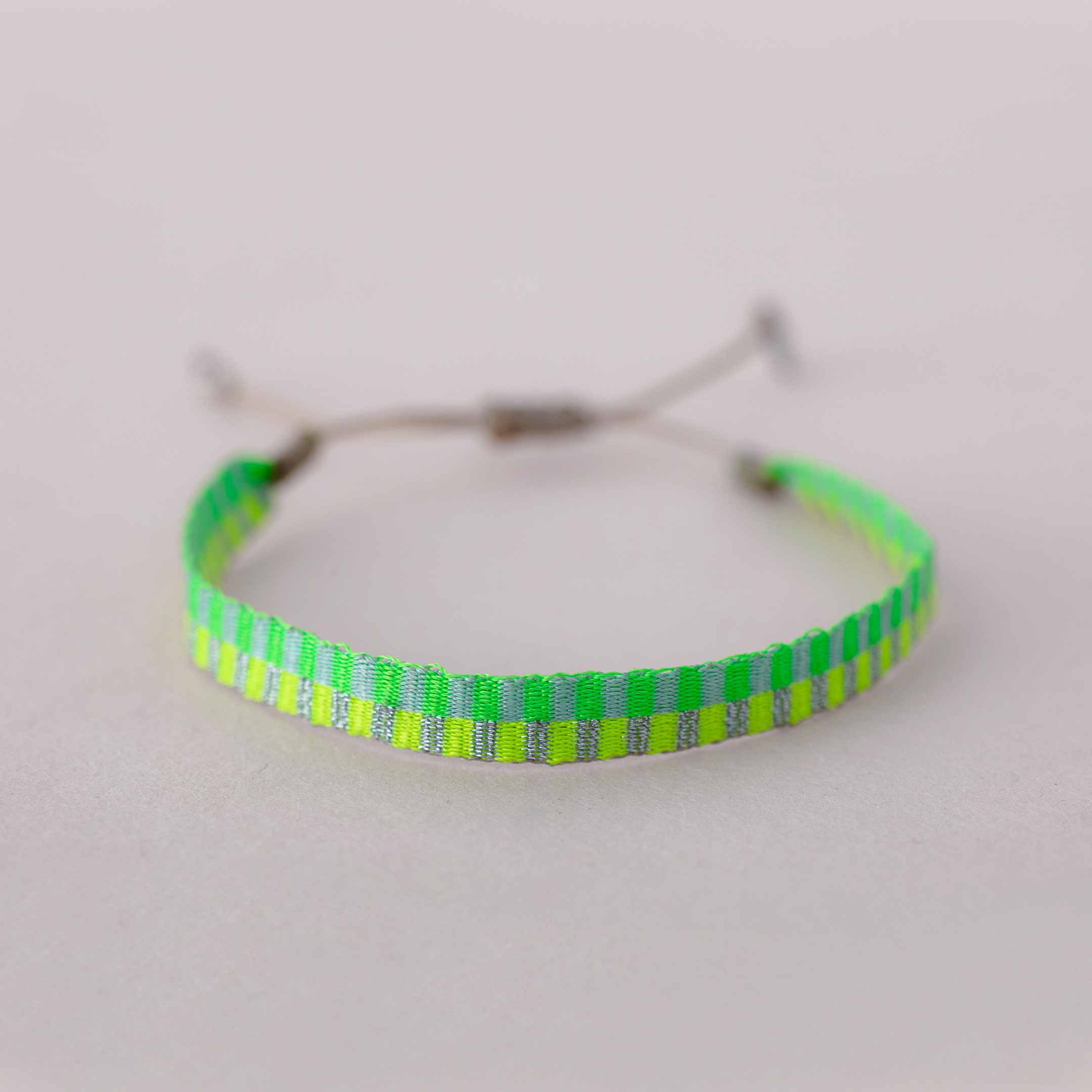 LeJu London 螢光編織手環set-檸檬