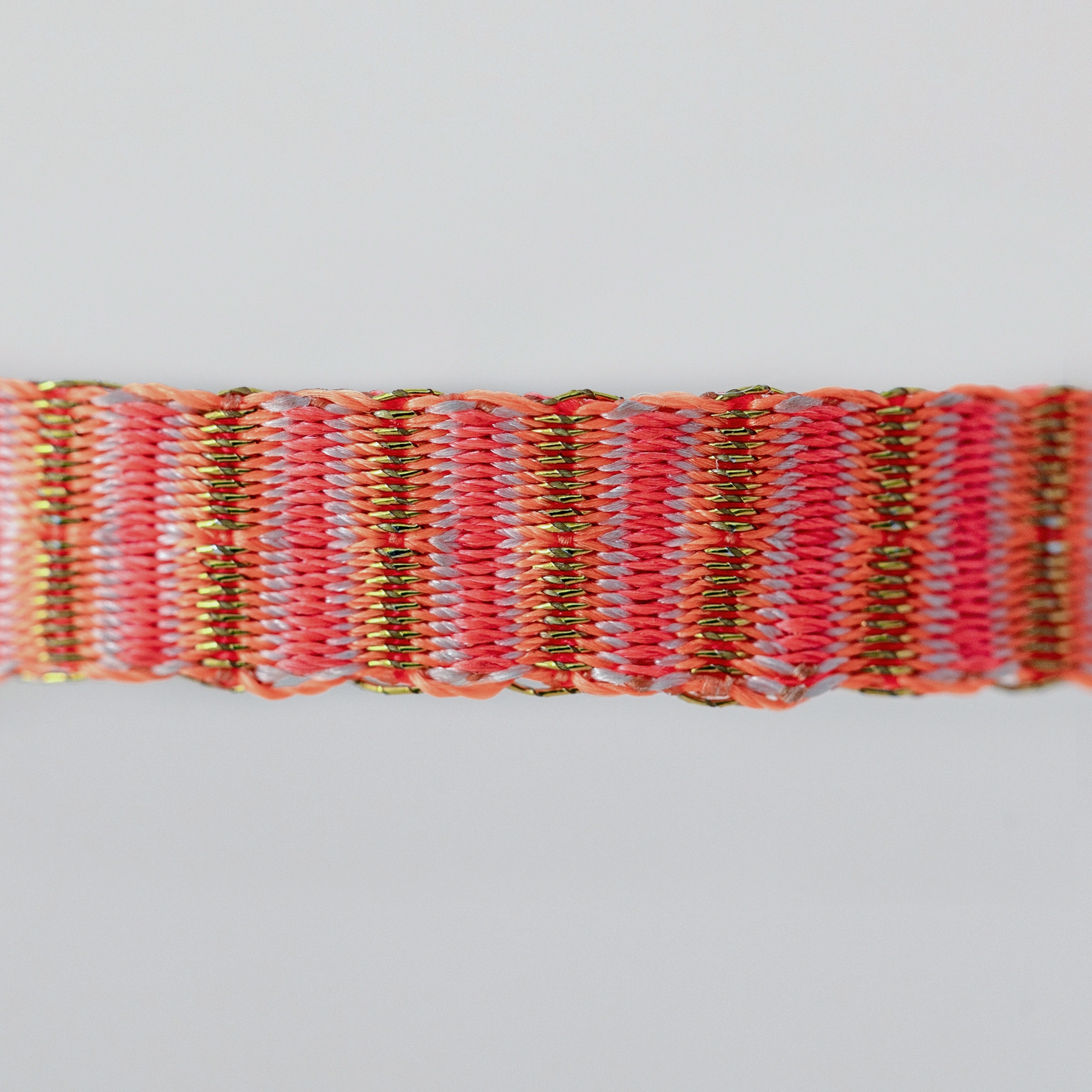 LeJu London 螢光編織手環set-紅橙