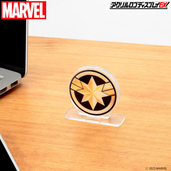 Pbandai 預訂2024/1月 アクリルロゴディスプレイEX キャプテン・マーベル / マーク カラー