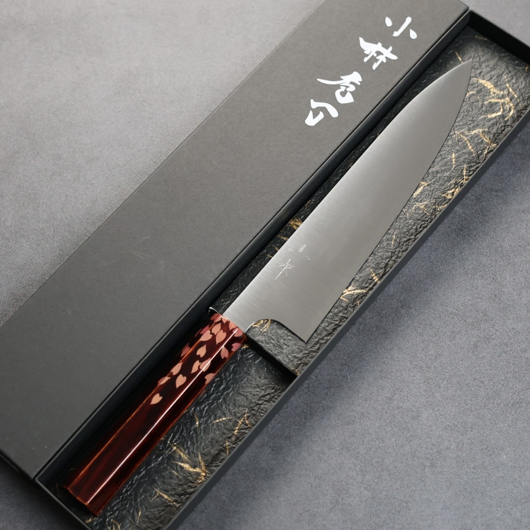 小林包丁 牛刀 210mm SG2粉末HSS鋼 漆塗柄限定/櫻花瓣