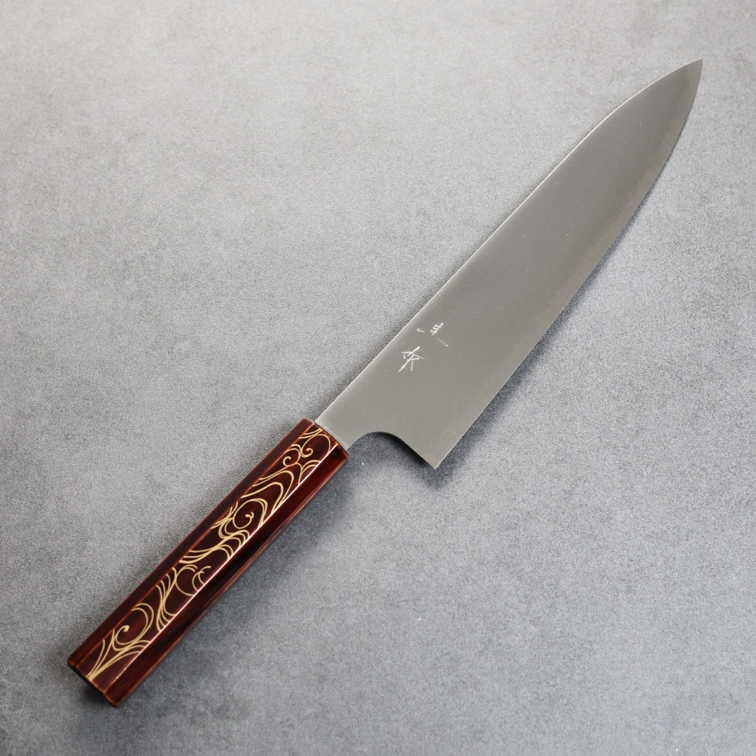 小林包丁 牛刀 210mm SG2粉末HSS鋼 漆塗柄限定/光琳波