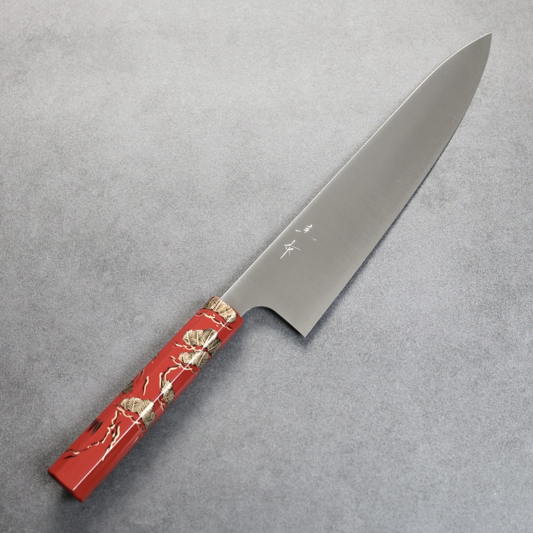 小林包丁 牛刀 240mm SG2粉末HSS鋼 漆塗柄限定/松竹