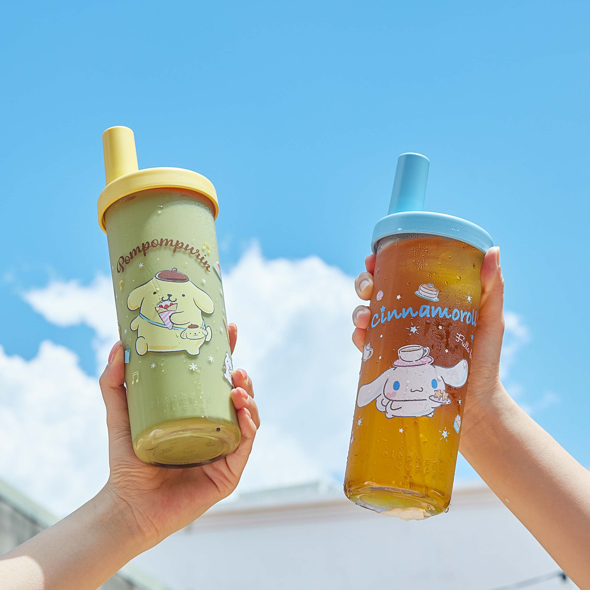 (官方授權)【布丁狗 x 大象杯2代Elephant Cuppa】720ml環保隨行杯 ｜黃色布丁狗