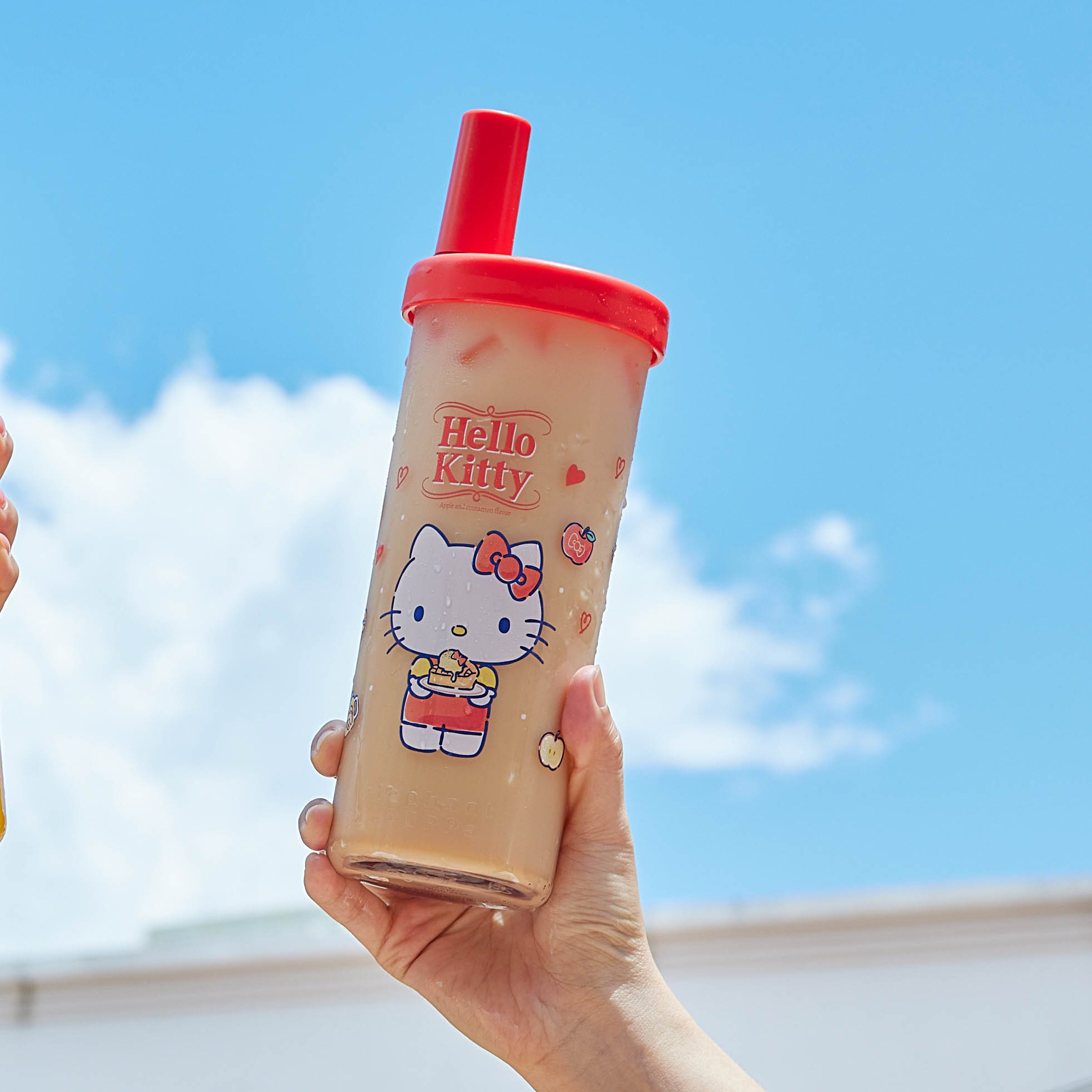 (官方授權)【Hello Kitty凱蒂貓 x 大象杯2代Elephant Cuppa】720ml環保隨行杯 ｜紅色凱蒂貓