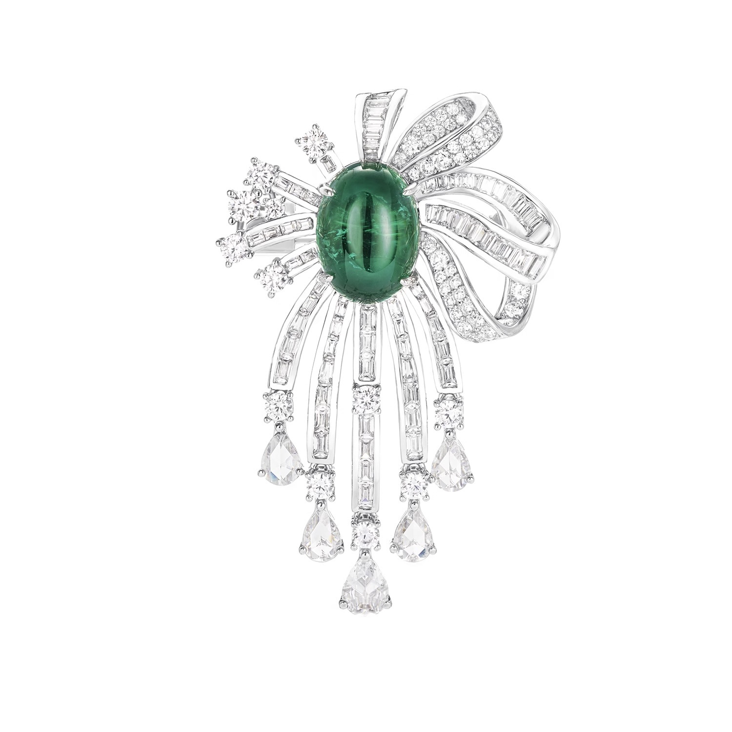 木佐綠復古流蘇胸針  925銀胸針