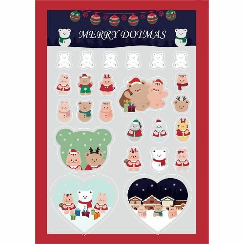 DTD x Merry Christmas限定係列-卡通貼紙