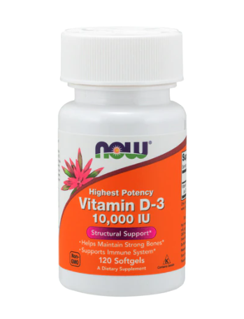 [現貨] Now 維他命D3 (10,000IU) 120 / 240粒 Vitamin D-3