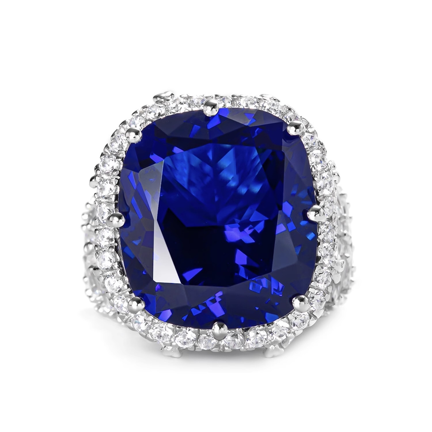 女王的權杖蓝戒指  925銀戒指