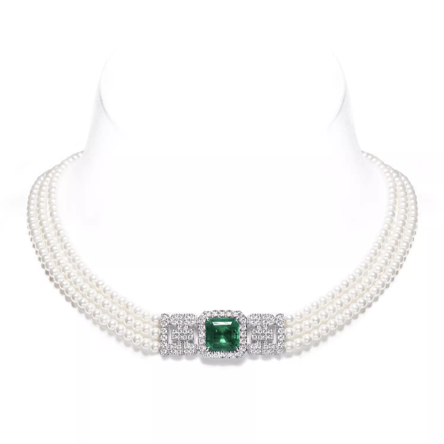 花園午后仿珍珠項鍊  925銀項鍊