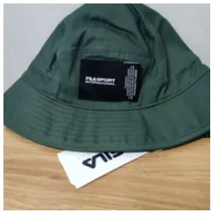 [S] FILA **FS3CPF6301X STRING BUCKET HAT,DARK FOREST GREEN, 8809941620726 [FINAL SALE] (SFL280)