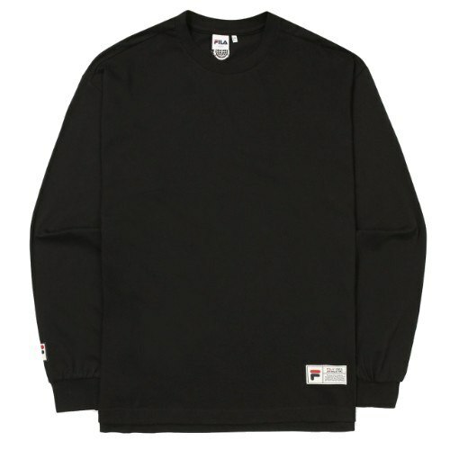 [S] FILA **FAMILY LONG SLEEVE BASIC T-SHIRT,BLACK, FS2RLE3171X-BLK (SFL265)