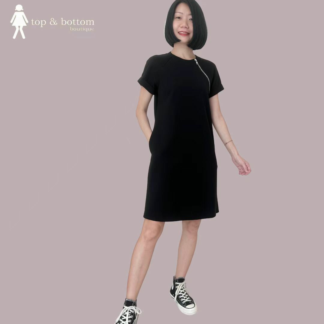 SOFT FABRIC CASUAL DRESS