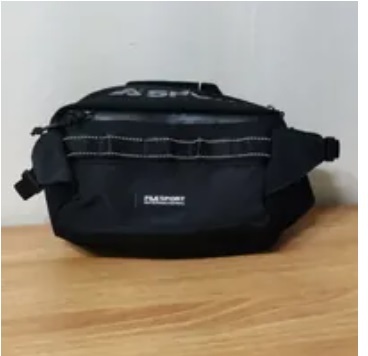 [S] FILA **FS3BCF6354X WEBBING HIP SACK,BLACK, 8809941620672 (SFL269)
