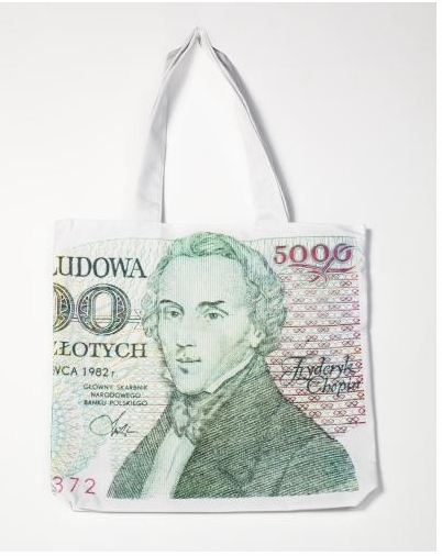 【PWM】蕭邦紙鈔紀念款手提袋