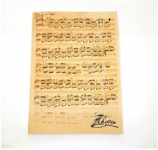 【PWM】限量蕭邦波蘭《離別》手稿紀念歐式資料夾