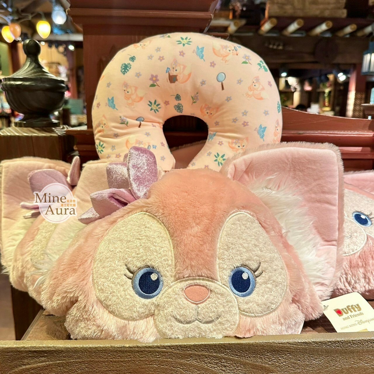 玲娜貝兒 Lina bell 雙面設計 頸枕 旅行用品 -香港迪士尼樂園