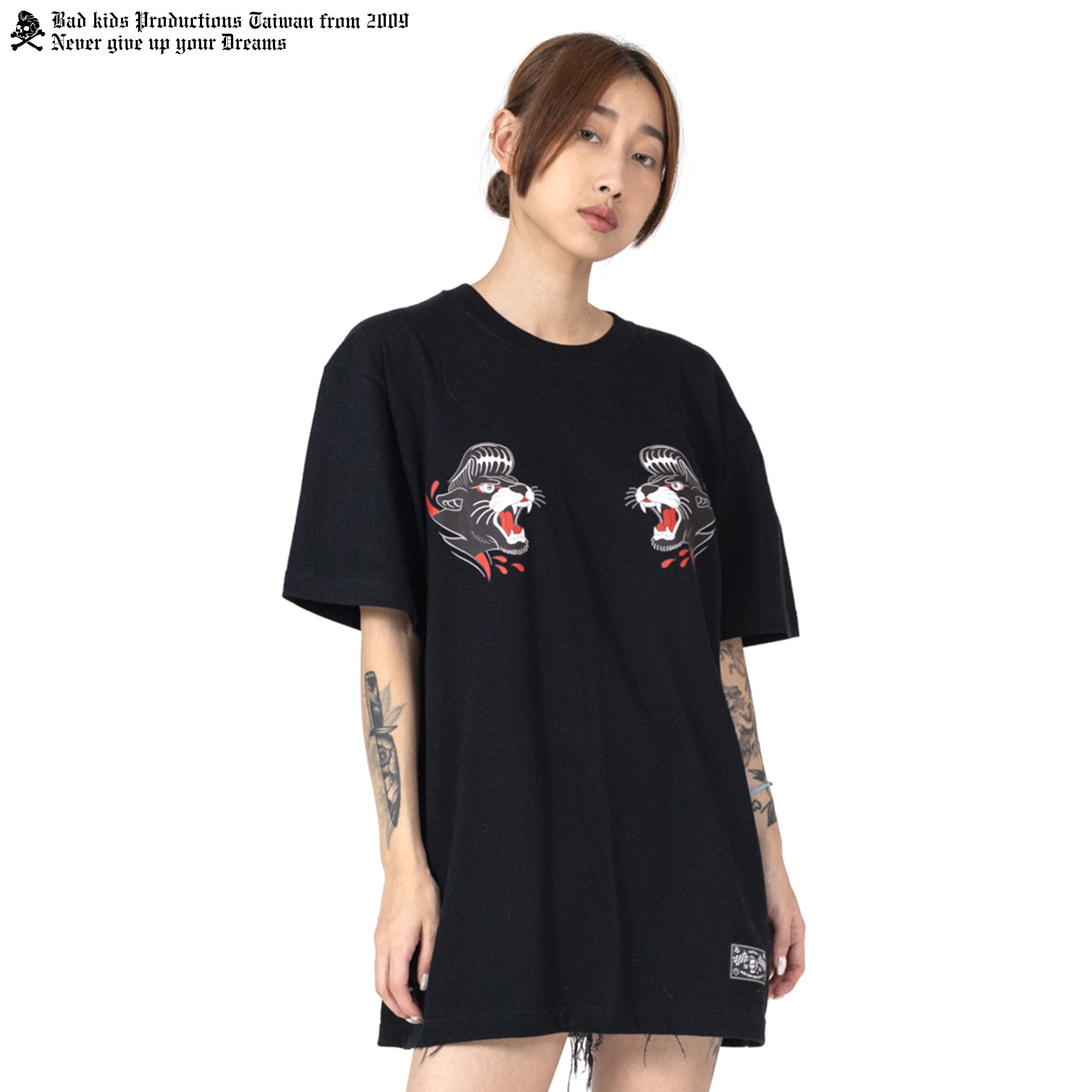 BAD KIDS 惡童  23A/W Black panther Tee