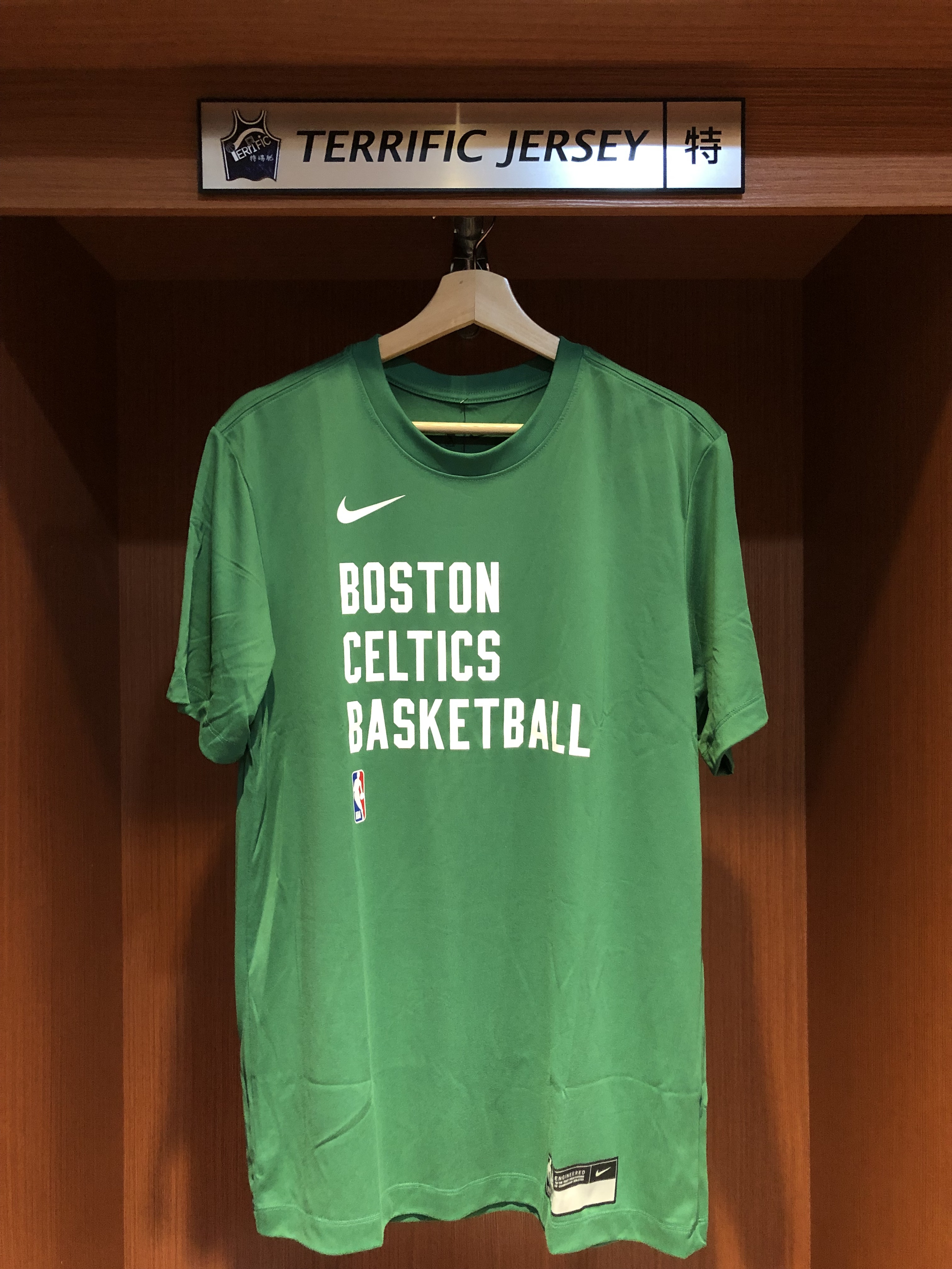 NBA短袖上衣 Boston Celtics 波士頓賽爾提克綠 23-24熱身衣 球員實穿同款 Nike Performance Tee 排汗短袖 全新