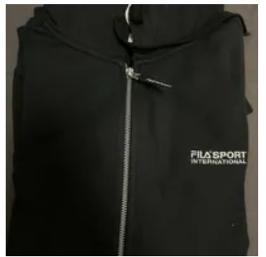 [S] FILA **COMMON LOOSE FIT HOODED ZIP UP TOP,BLACK, FS2FTE3601X-BLK (SFL287)