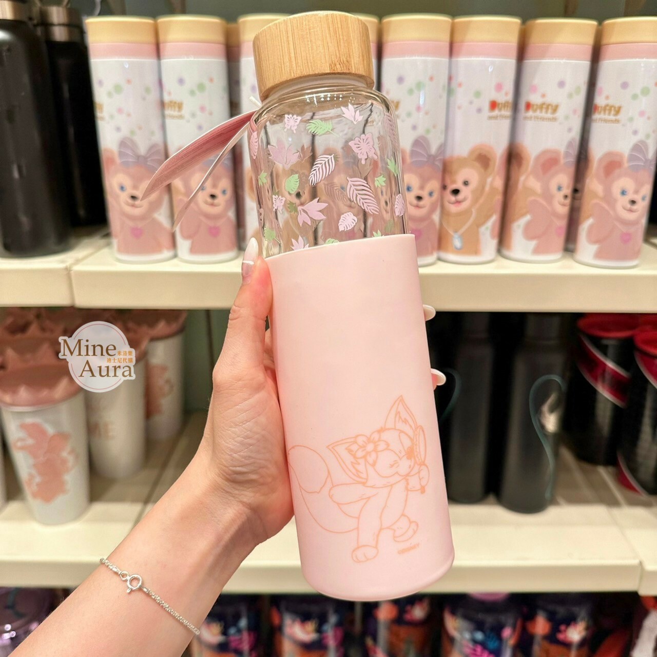 玲娜貝兒 Lina bell 木蓋 透明 變色設計 隨身 水壺 -香港迪士尼樂園