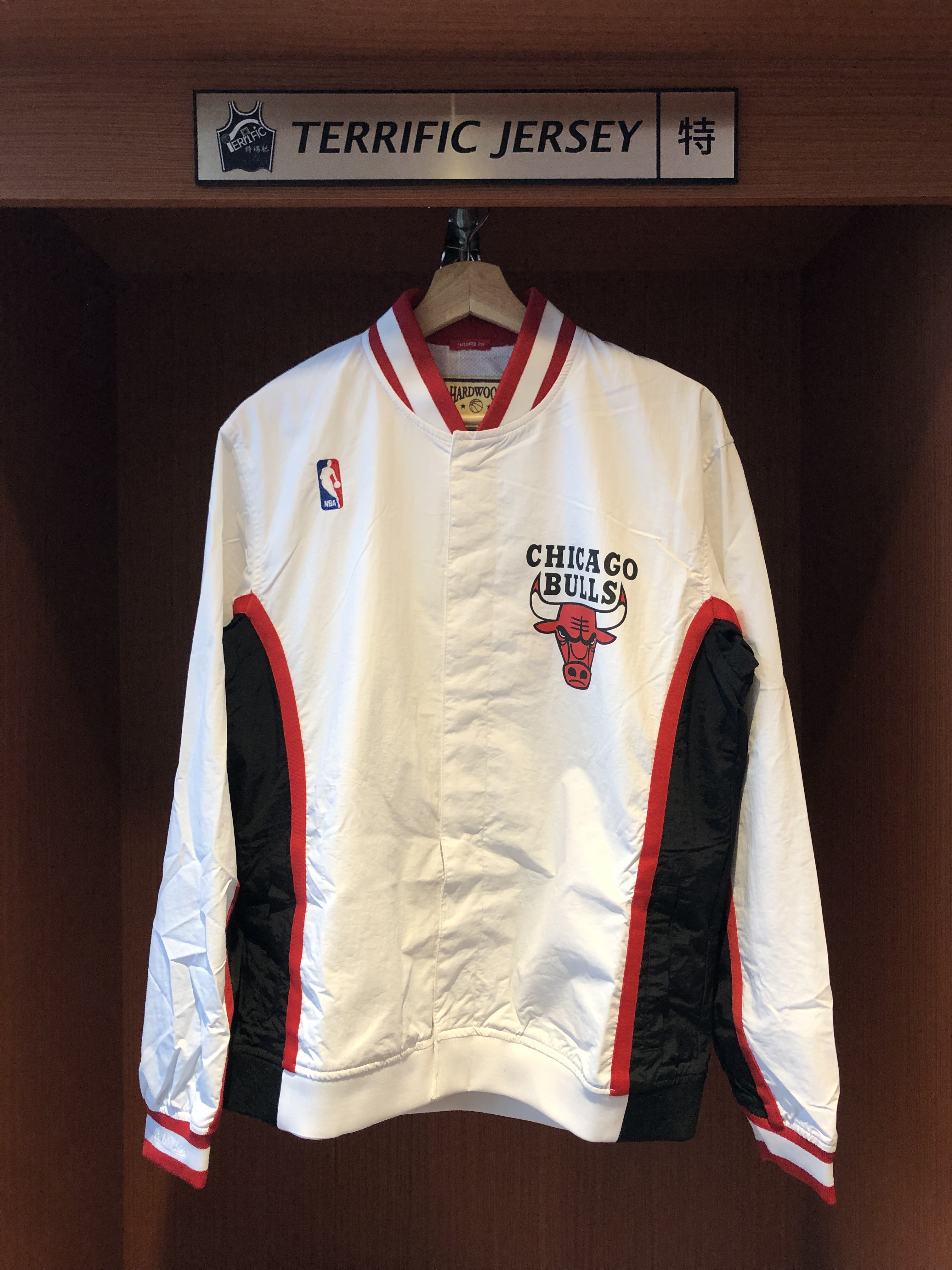 NBA外套 Chicago Bulls 芝加哥公牛白 復古熱身外套 M&N HWC Warm Up Jacket 全新