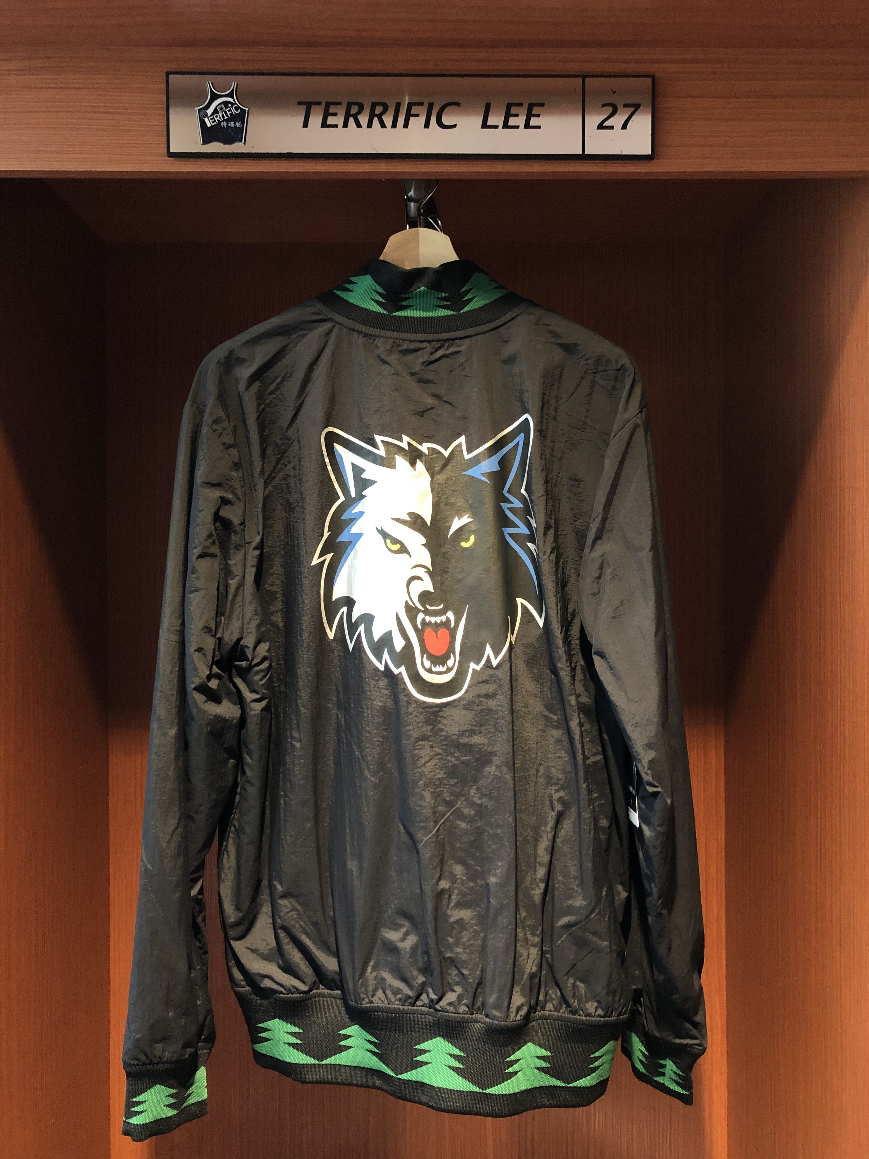 NBA外套 Minnesota Timberwolves 明尼蘇達灰狼黑 復古熱身外套 黑森林 M&N HWC Warm Up Jacket 全新