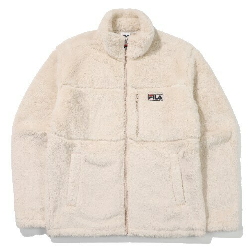 [S] FILA **MELLOW STAN NECK SILKY BOA FLEECE,LIGHT BEIGE, FS2PLE4101X-LBE (SFL299)
