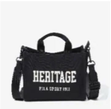 [S] FILA **W HERITAGE MINI TOTE BAG,BLACK, 8809941651201 (SFL312)