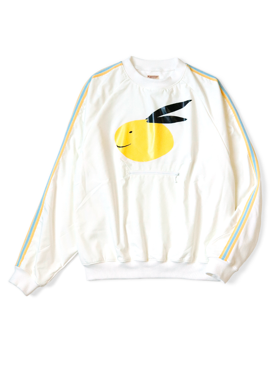 2023AW KAPITAL 微笑 兔子 30 裏毛 COOKIE STRONG GALE CONEYBOWYpt 大學T 現貨 K2310LC107