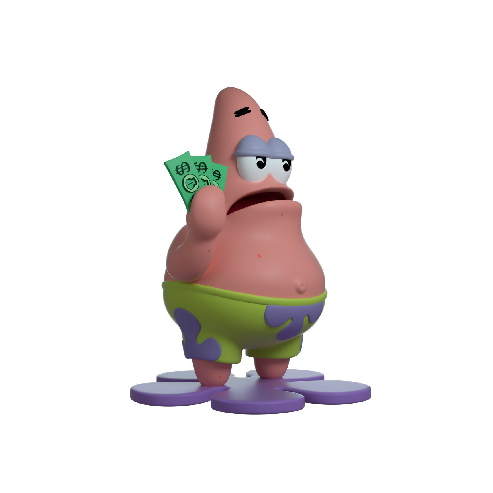 YOUTOOZ VINYL FIGURE SPONGEBOB PATRICK "I HAVE 3 DOLLARS" 海綿寶寶 塘膠公仔 3塊錢派大星