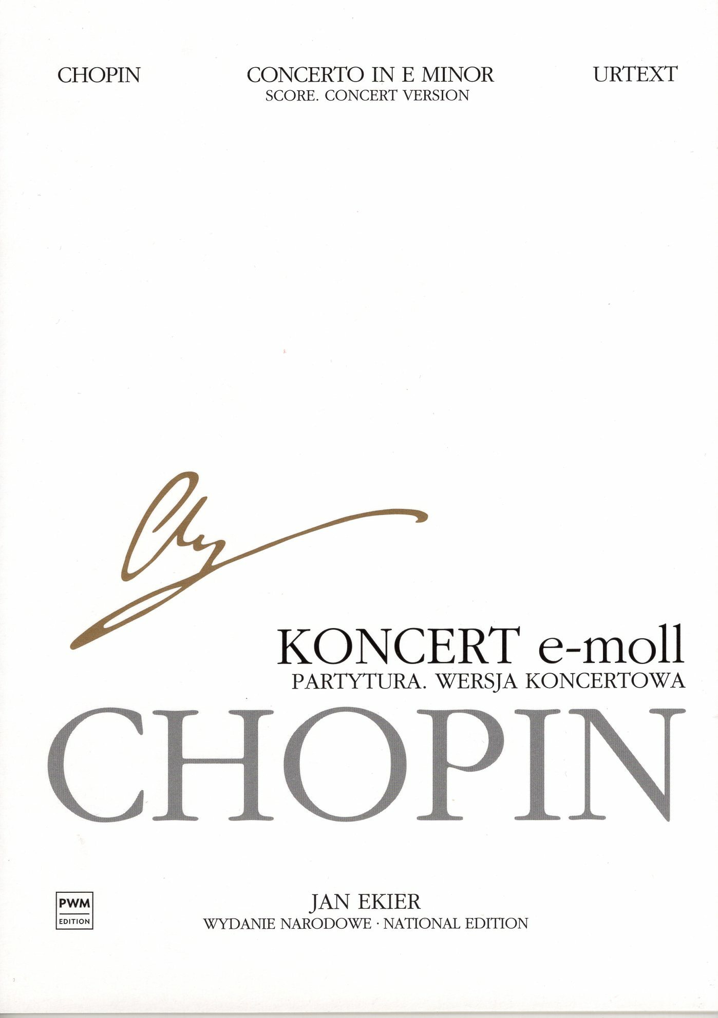 【口袋樂譜】《Chopin: 第一號鋼琴協奏曲 Op. 11》波蘭國家版