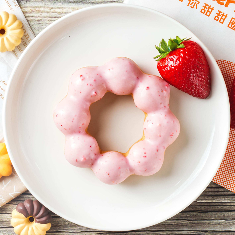 【Mister Donut】草莓波堤