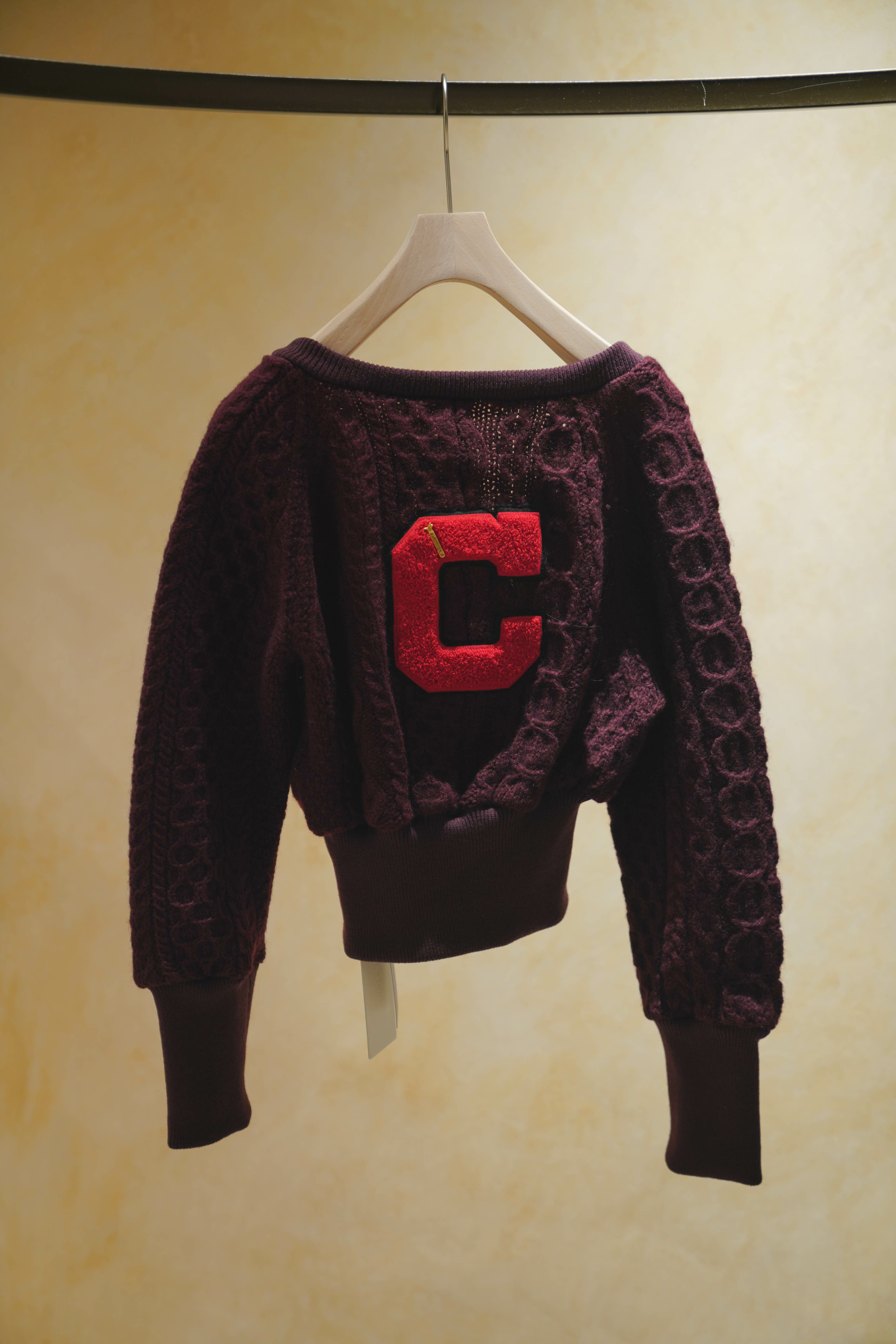 77 CIRCA CIRCA MAKE FISHERMAN SCHOOL SWEATER W/WAPPEN (3色)