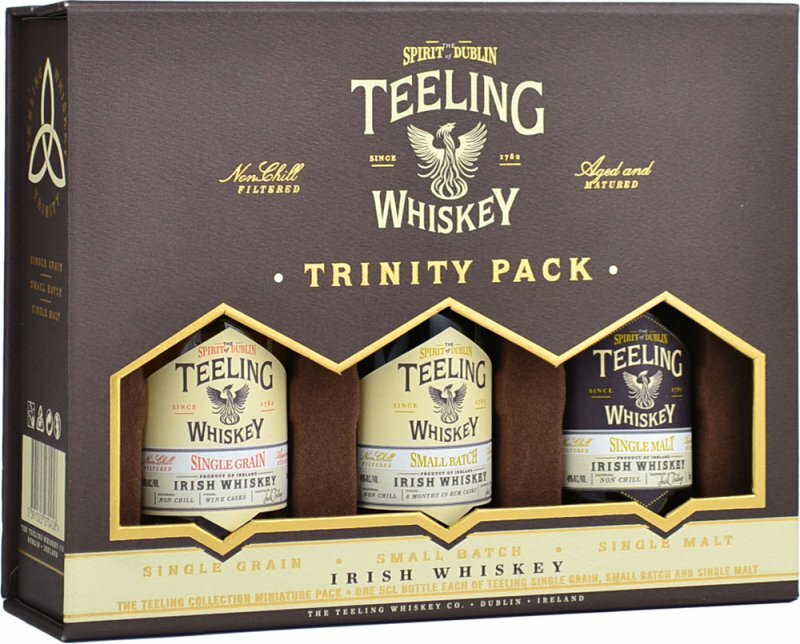 Trinity Whiskey Teeling Whiskey Trinity Miniature Pack 3 x 5cl